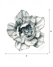 Chive Ceramic Flower white Purslane