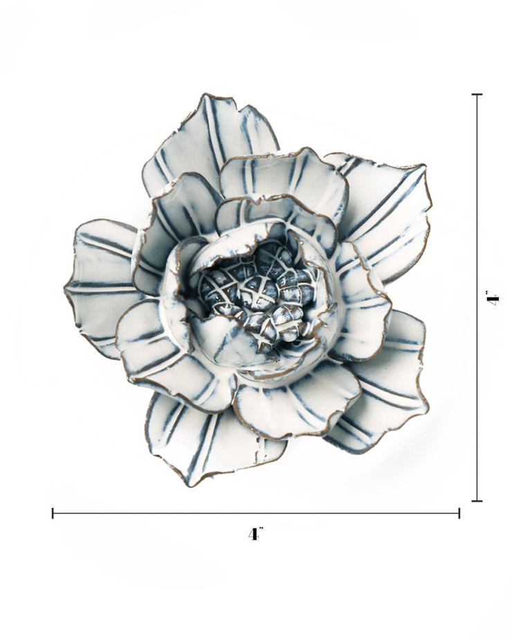 Chive Ceramic Flower white Purslane