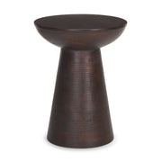 Novell Dark Brown Pedestal table