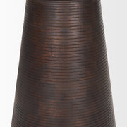 Novell Dark Brown Pedestal table