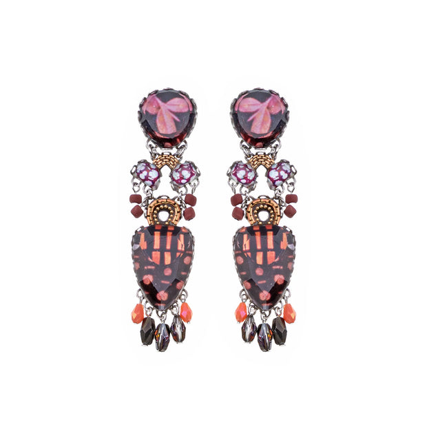 Ayala Bar Rosy Clay, Veloura Earrings
