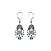 Ayala Bar Emerald Reflection, Silvenia Earrings