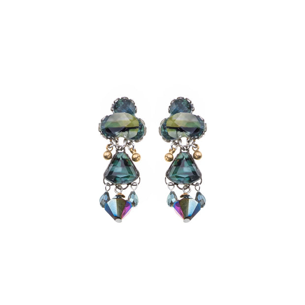 Ayala Bar Emerald Reflectiont, Luniverde Earrings
