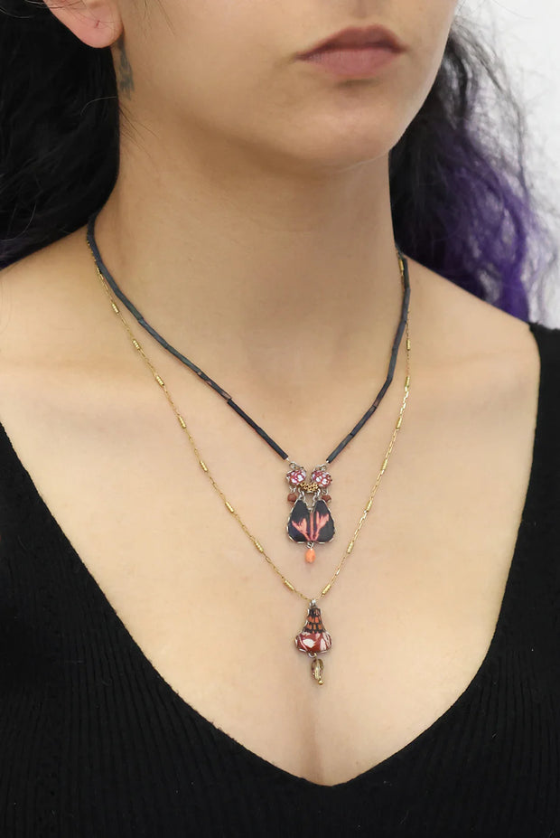 Ayala Bar Rosy Clay, Milobra Necklace