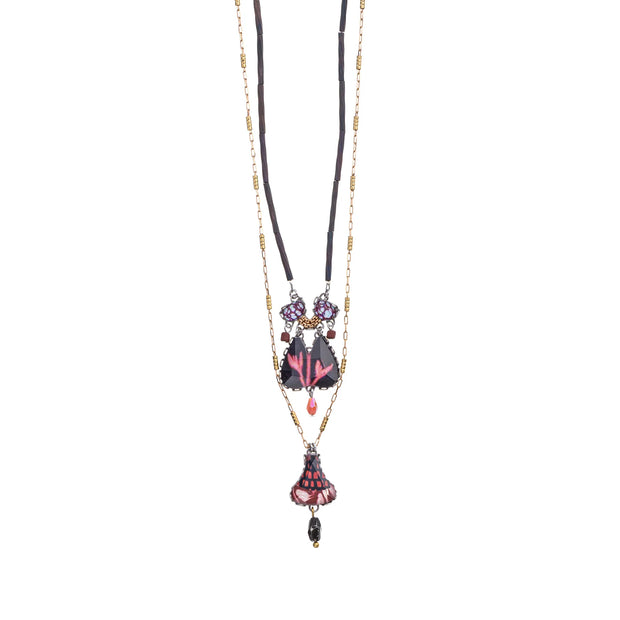 Ayala Bar Rosy Clay, Milobra Necklace