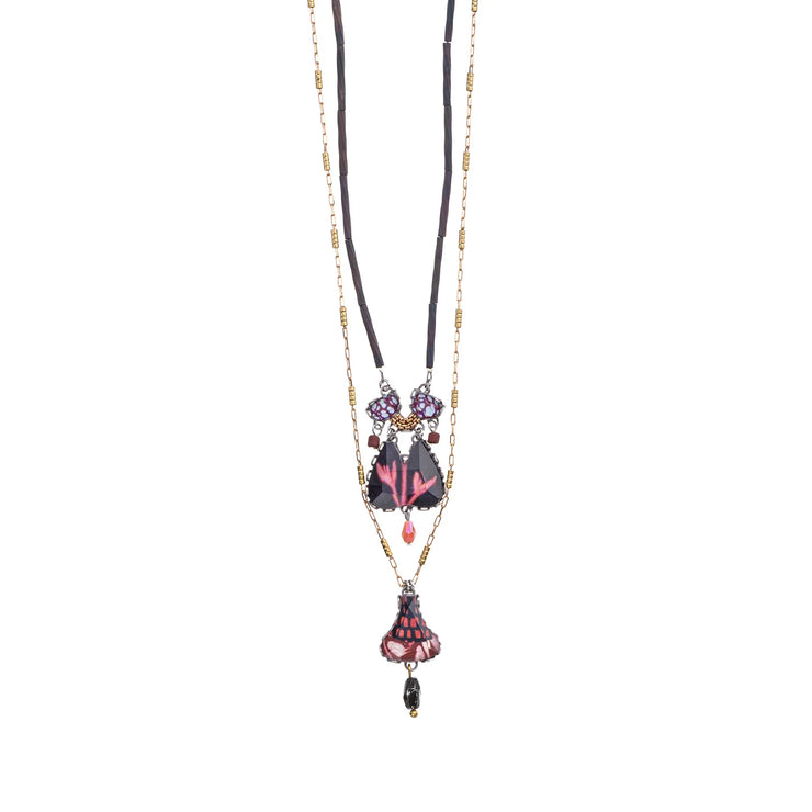 Ayala Bar Rosy Clay, Milobra Necklace