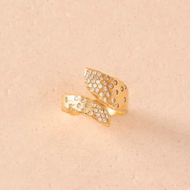 Rhea Ring waterproof gold plate