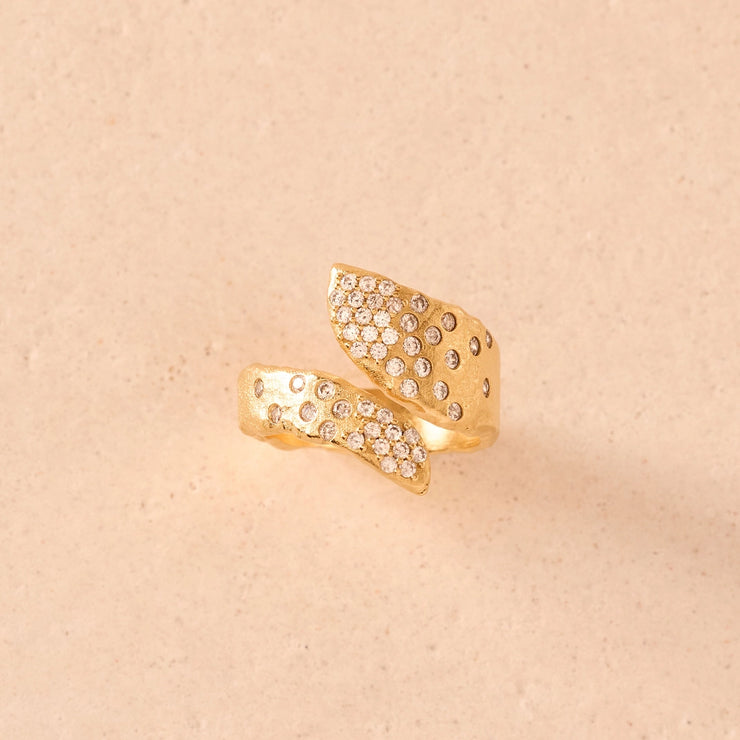 Rhea Ring waterproof gold plate
