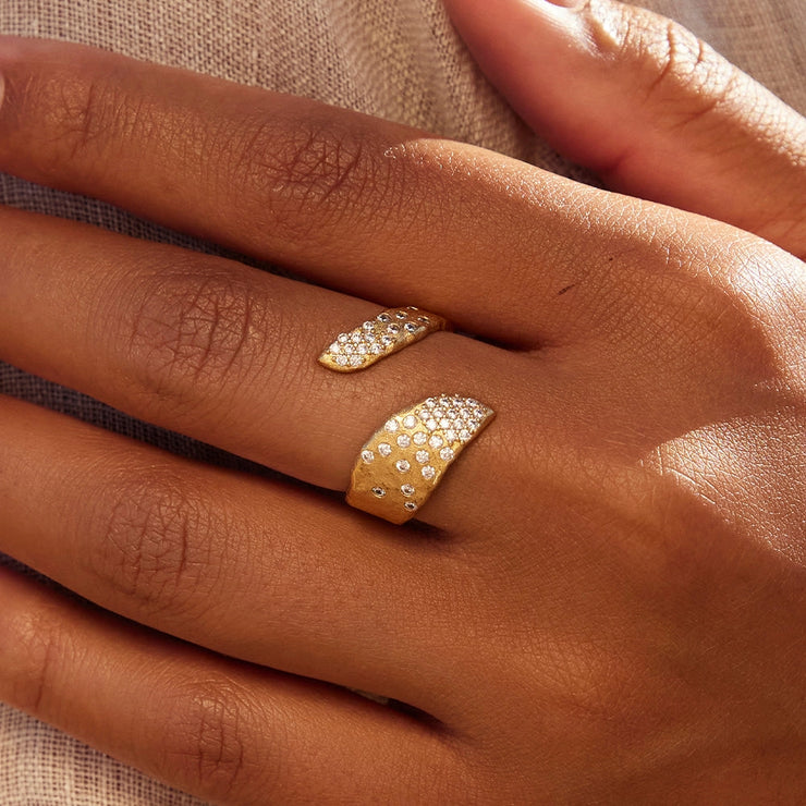 Rhea Ring waterproof gold plate