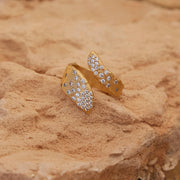 Rhea Ring waterproof gold plate