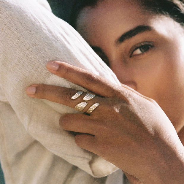 Rhea Ring waterproof gold plate