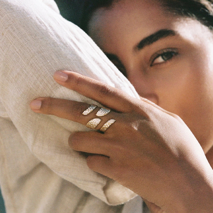 Rhea Ring waterproof gold plate