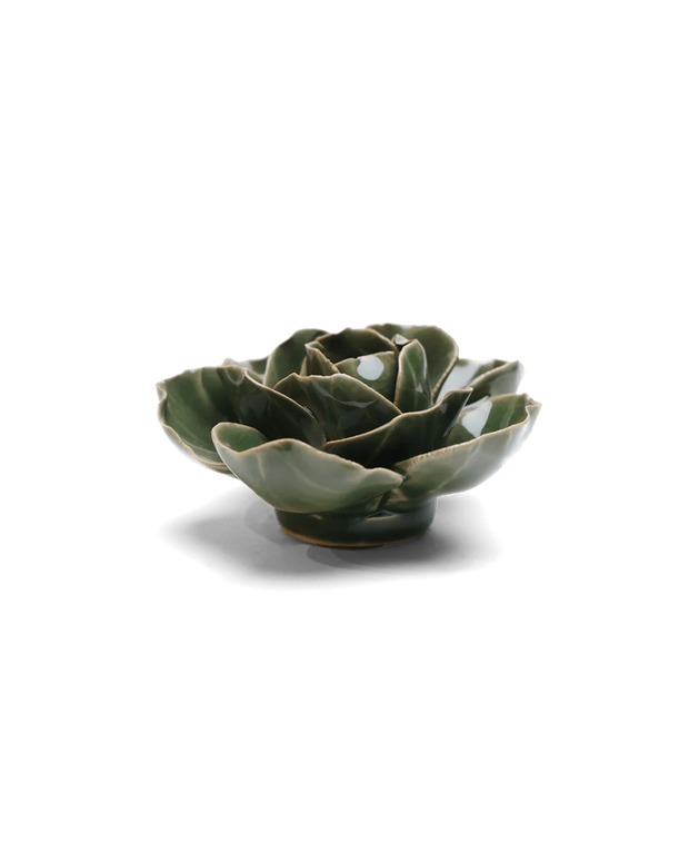 Chive Ceramic Flower Green Butterfly Ranunculus