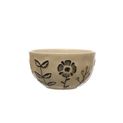 Small serving bowl with flowers