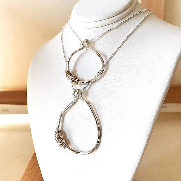 Large Circular Coiled Loop with crystal GF