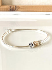 Coiled light weight Bangle 14K filled