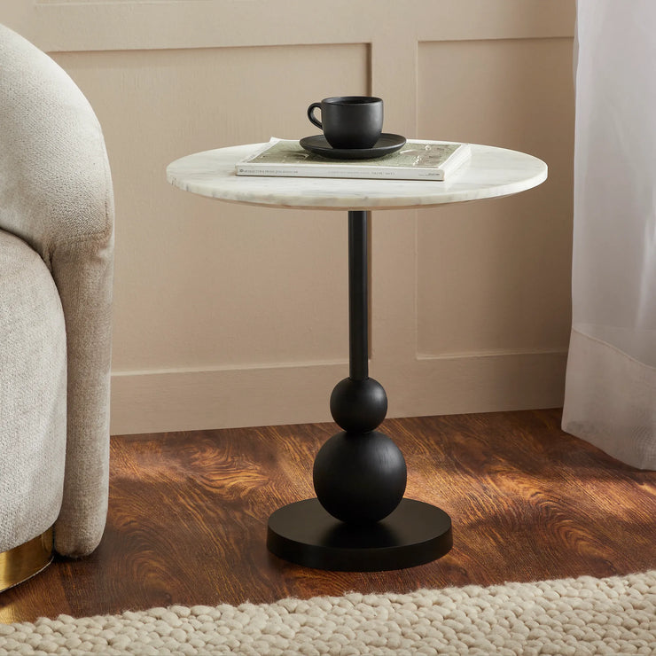 Corrine side table balls