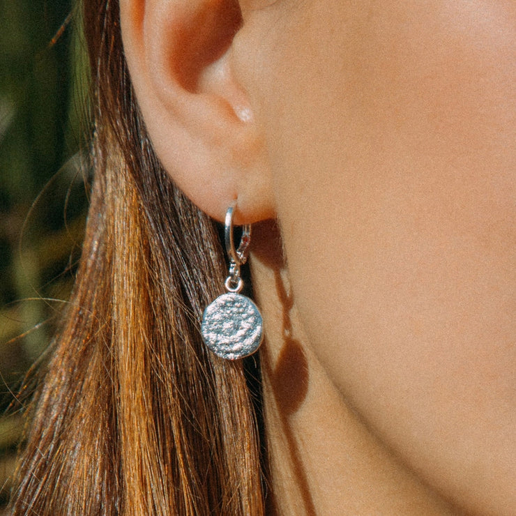 Luna silver earrings