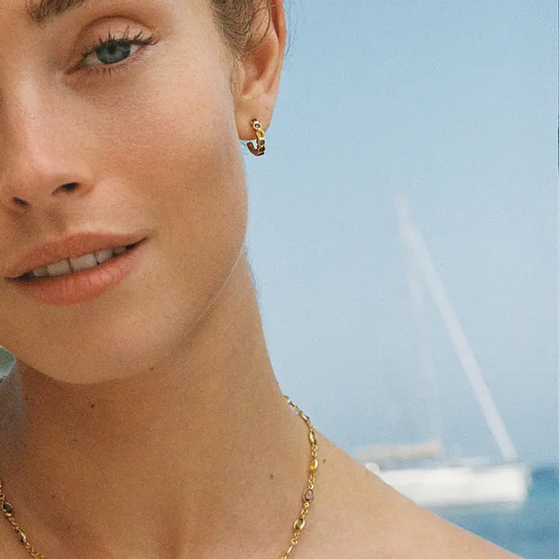 Frutina Earrings gold waterproof