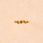 Kore Green Ring waterproof gold plate