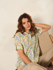 Boxy organic cotton blouse