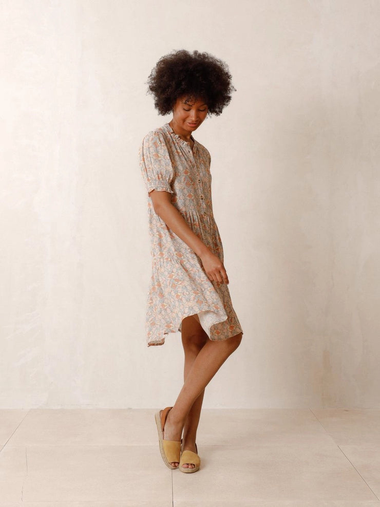 Loose gathered layer dress