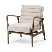 Oak Frame Mid Century Modern Chair