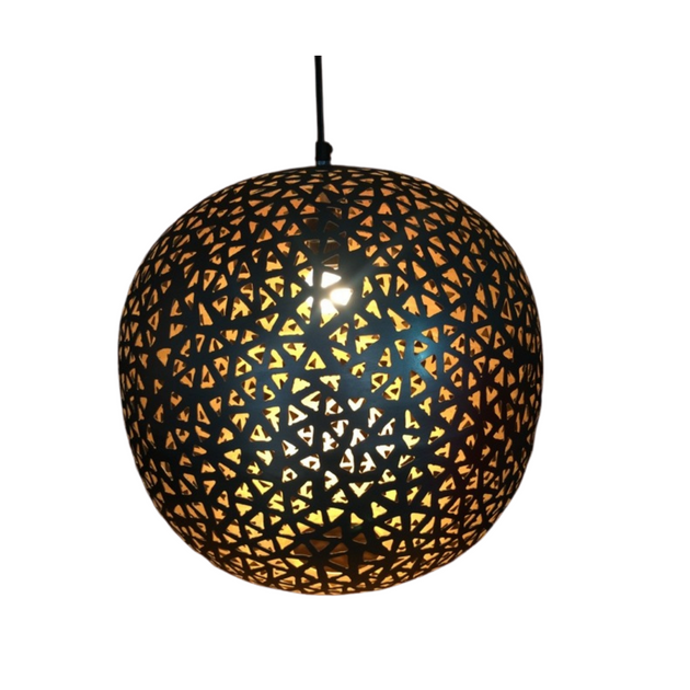 Pendant Lamp Round Triangle Pattern – Karger.
