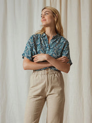 short sleeve collared button shirt indi & cold